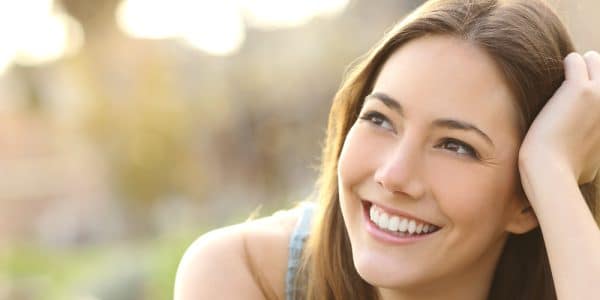 Woman with great smile after fixed bridges in Sevierville, TN
