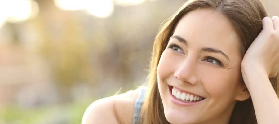 Woman with great smile after fixed bridges in Sevierville, TN